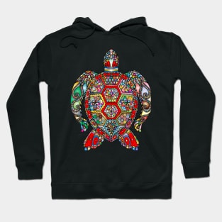 sea turtle art Hoodie